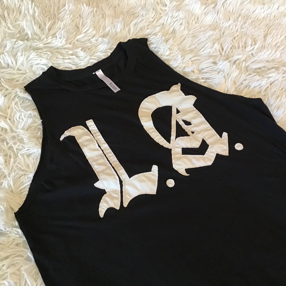 RUSH Black Tank Dress